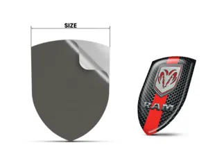 Dodge Stickers Pare-Brise Perso Style Max Pro Résistant